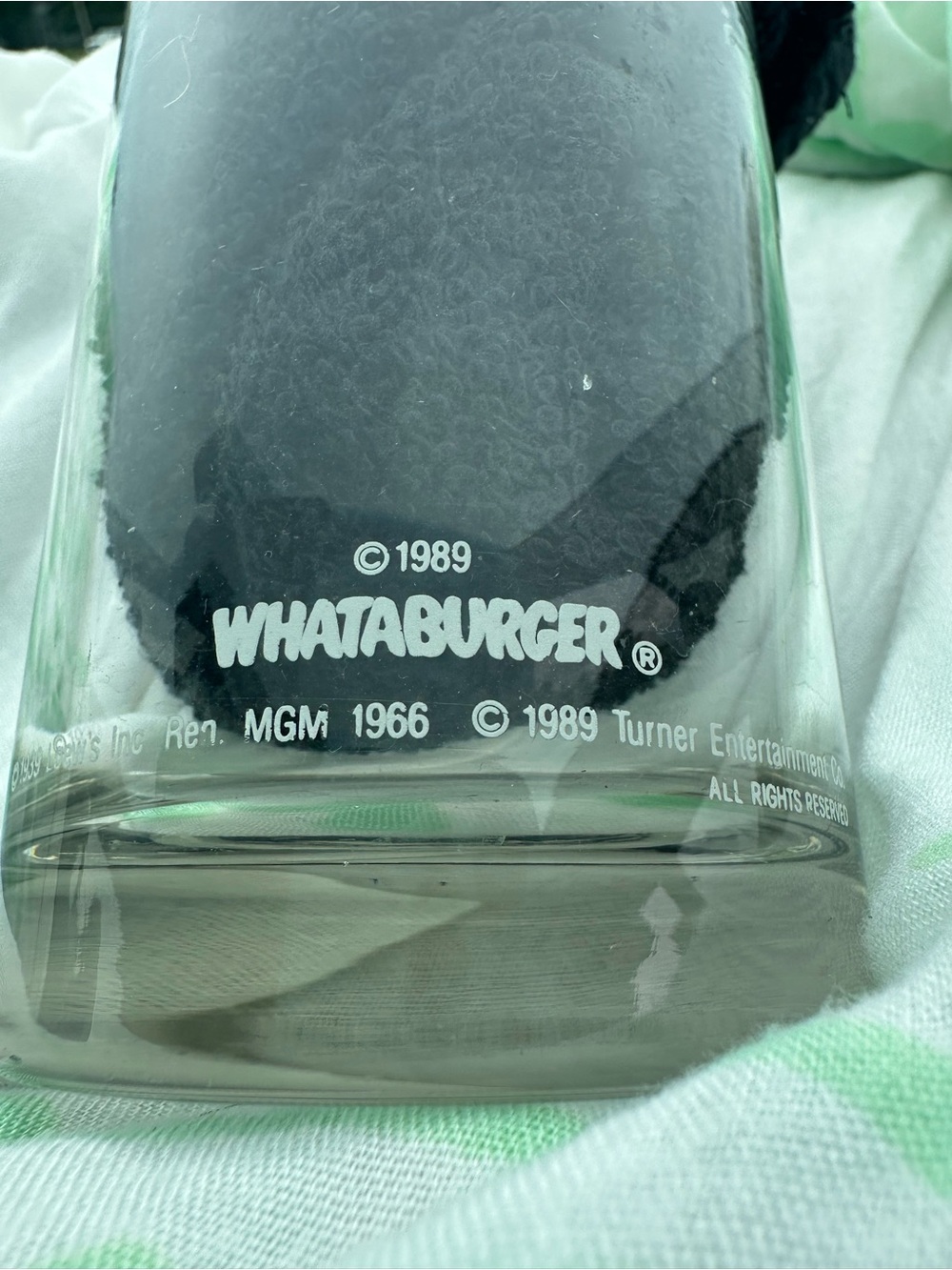 Whataburger Wizard of Oz clear glass cup 1 unit - Picture 3 of 10